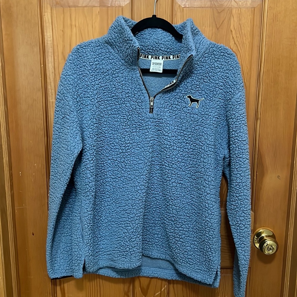 Victorias Secret Pink Sherpa 1/4 Zip